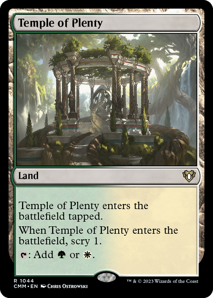 Temple of Plenty [Commander Masters] | Exor Games Dartmouth