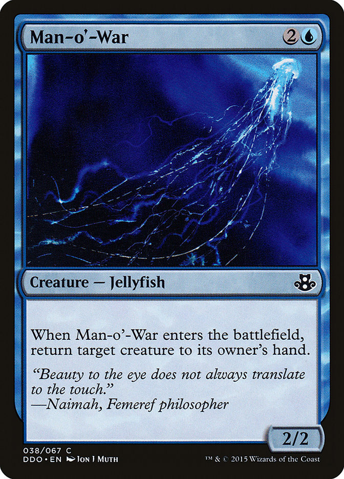 Man-o'-War [Duel Decks: Elspeth vs. Kiora] | Exor Games Dartmouth