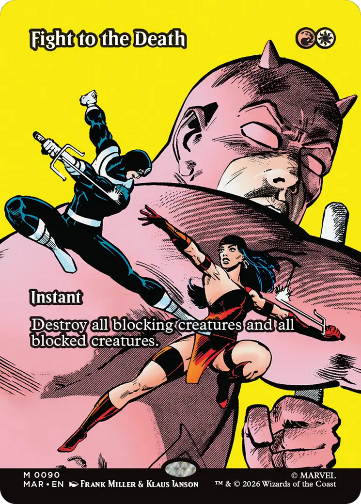 Fight to the Death (Borderless) [Marvel Universe: Eternal-Legal] | Exor Games Dartmouth