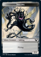Inkling // Pest Double-Sided Token [Strixhaven: School of Mages Tokens] | Exor Games Dartmouth