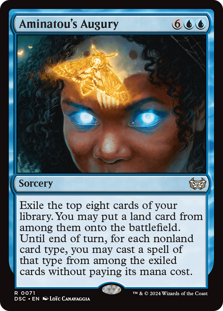 Aminatou's Augury [Duskmourn: House of Horror Commander] | Exor Games Dartmouth