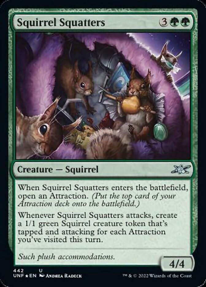 Squirrel Squatters (Galaxy Foil) [Unfinity] | Exor Games Dartmouth