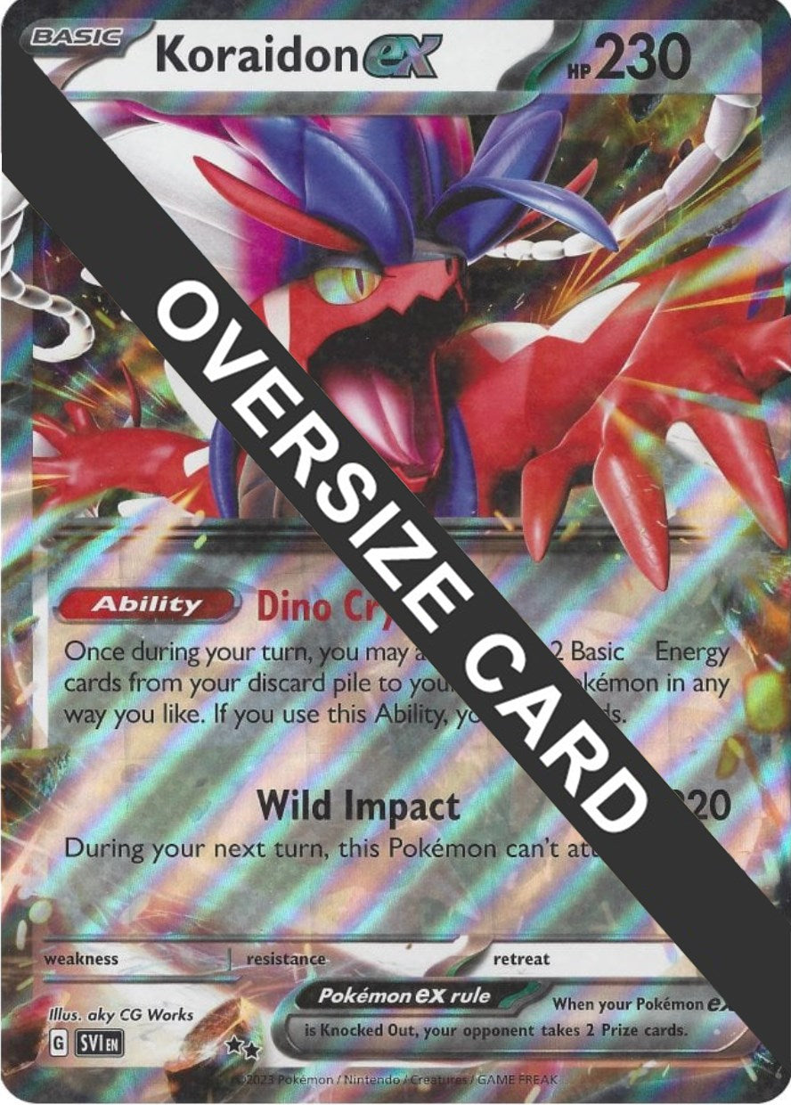 Koraidon ex (125/198) (Jumbo Card) [Scarlet & Violet: Base Set] | Exor Games Dartmouth