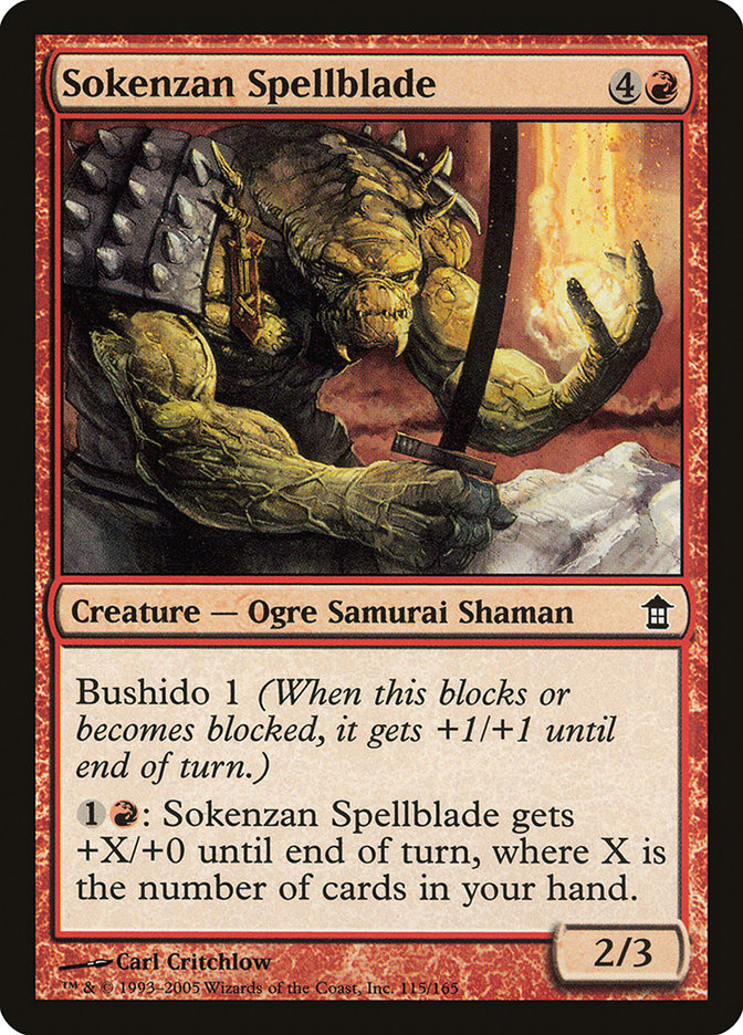 Sokenzan Spellblade [Saviors of Kamigawa] | Exor Games Dartmouth