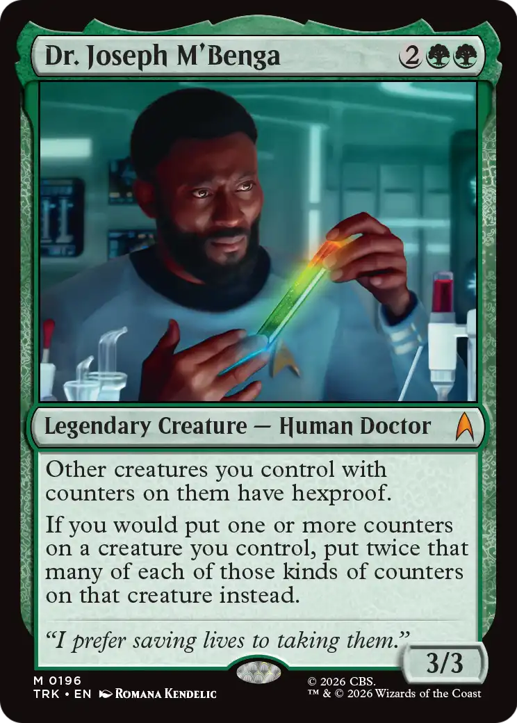 Dr. Joseph M'Benga [Star Trek] | Exor Games Dartmouth
