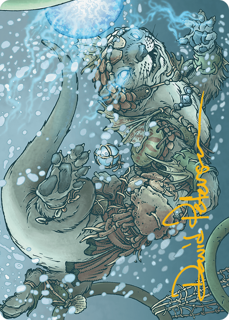 Kitsa, Otterball Elite Art Card (Gold-Stamped Signature) [Bloomburrow Art Series] | Exor Games Dartmouth