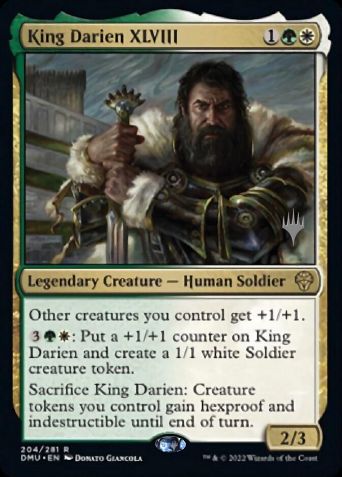 King Darien XLVIII (Promo Pack) [Dominaria United Promos] | Exor Games Dartmouth