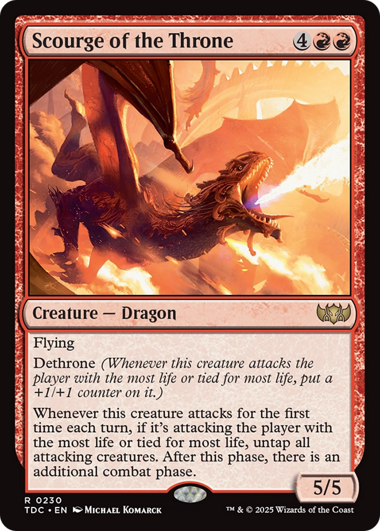 Scourge of the Throne [Tarkir: Dragonstorm Commander] | Exor Games Dartmouth