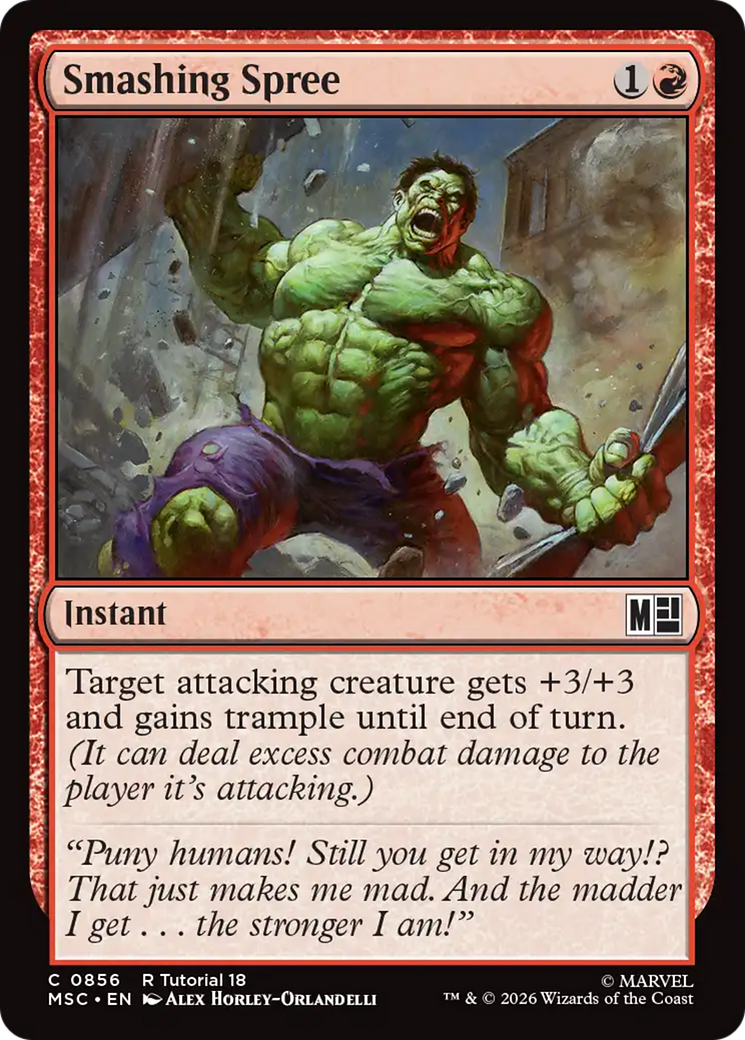 Smashing Spree (0856) [Marvel Super Heroes Commander] | Exor Games Dartmouth