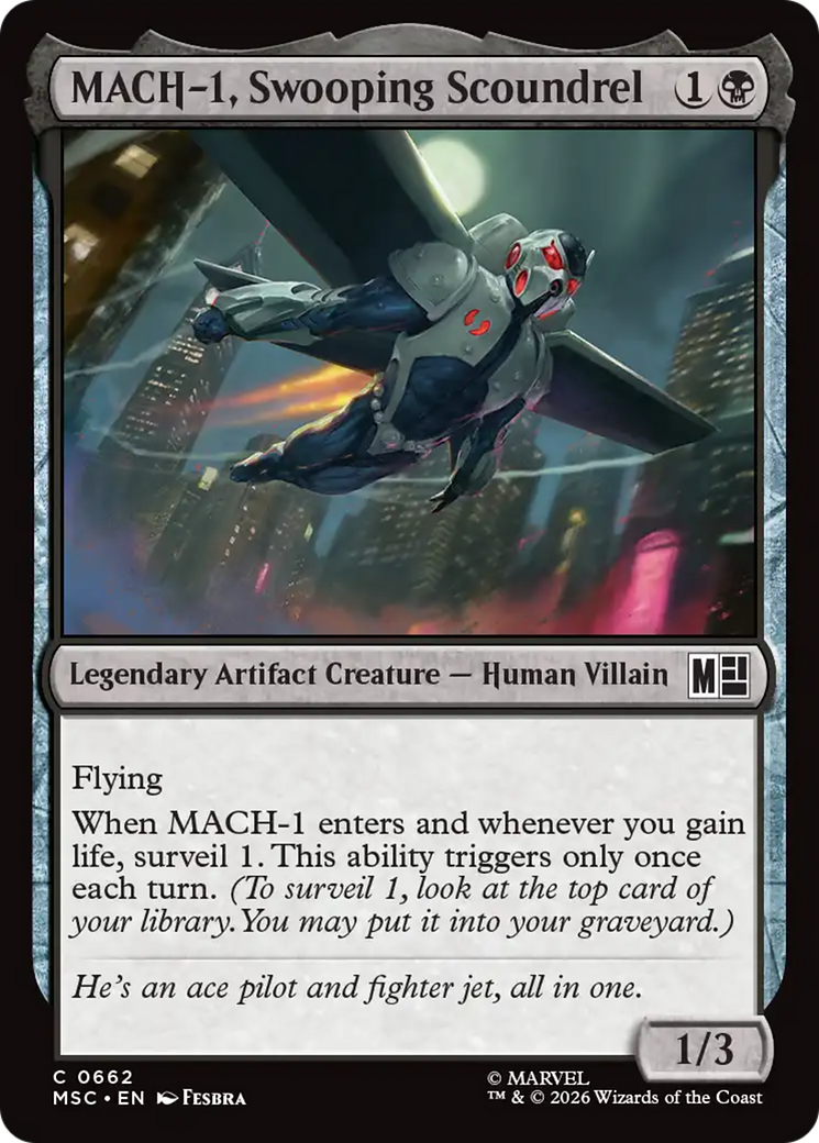 MACH-1, Swooping Scoundrel [Marvel Super Heroes Commander] | Exor Games Dartmouth