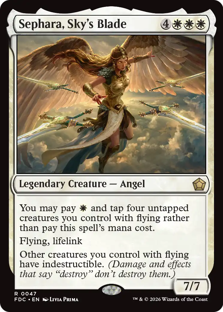Sephara, Sky's Blade [Foundations Commander] | Exor Games Dartmouth