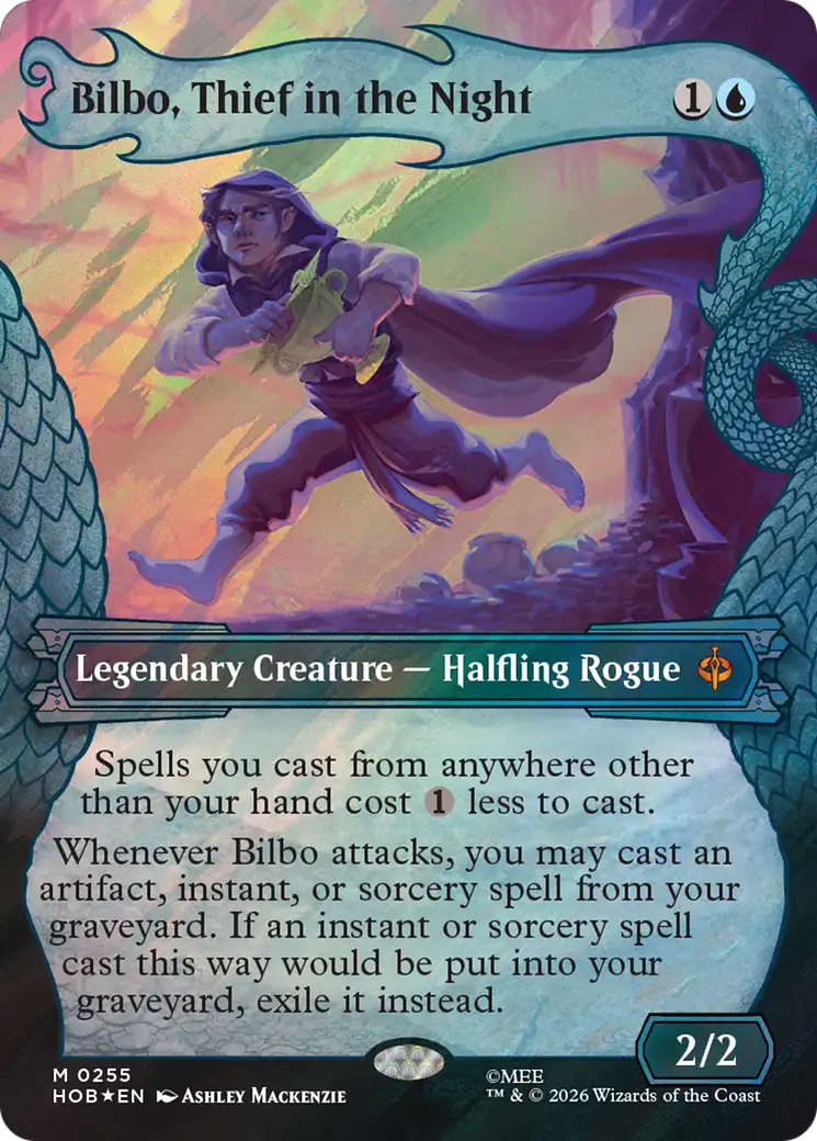 Bilbo, Thief in the Night (Showcase) (Surge Foil) [The Hobbit] | Exor Games Dartmouth
