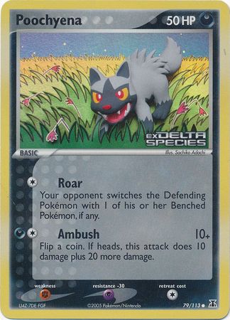 Poochyena (79/113) (Stamped) [EX: Delta Species] | Exor Games Dartmouth