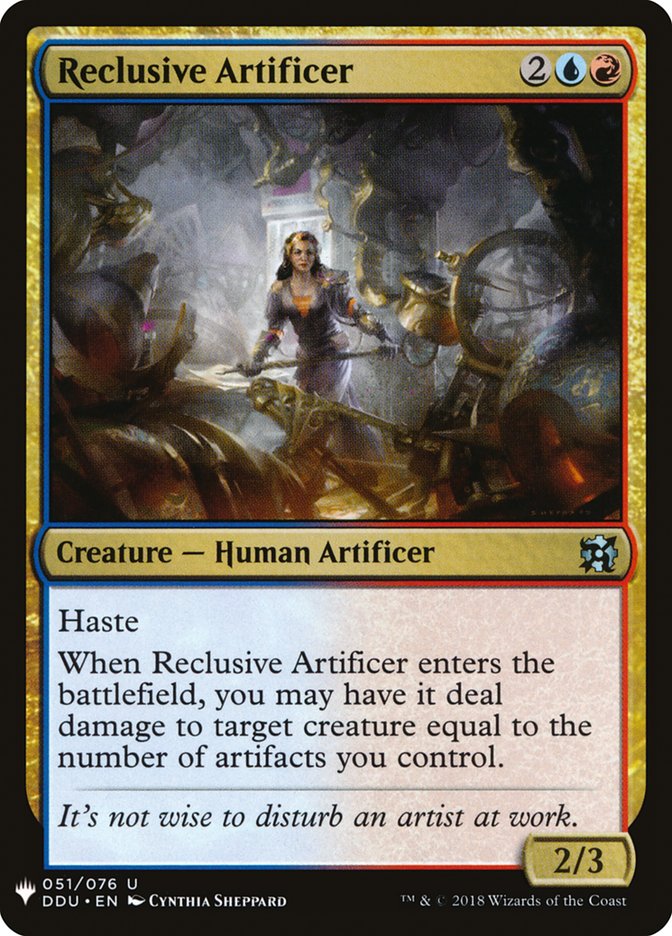 Reclusive Artificer [Mystery Booster] | Exor Games Dartmouth