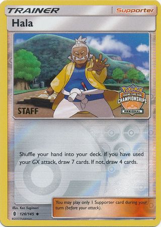 Hala (126/145) (Regional Championship Promo Staff) [Sun & Moon: Guardians Rising] | Exor Games Dartmouth