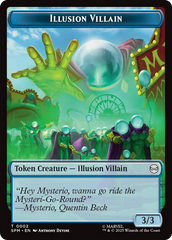 Spider // Illusion Villain Double-Sided Token [Marvel's Spider-Man Tokens] | Exor Games Dartmouth
