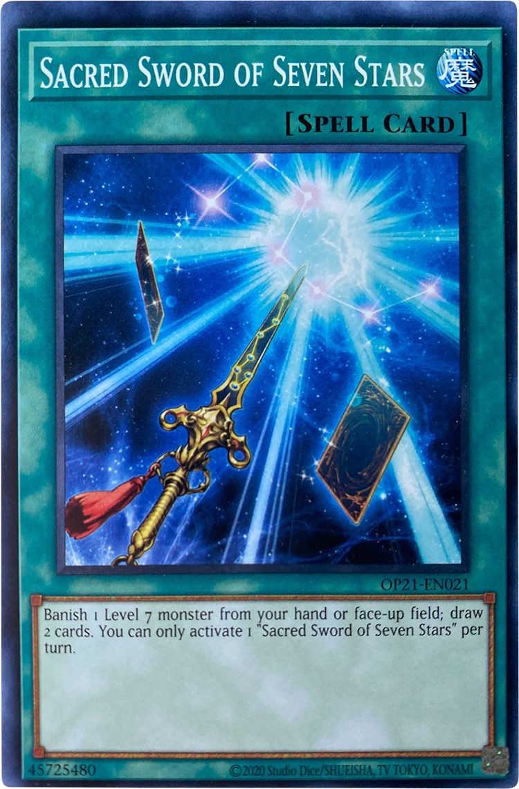 Sacred Sword of Seven Stars [OP21-EN021] Common | Exor Games Dartmouth
