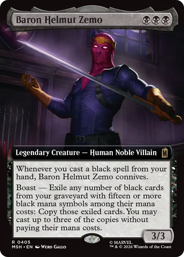 Baron Helmut Zemo (Extended Art) [Marvel Super Heroes] | Exor Games Dartmouth