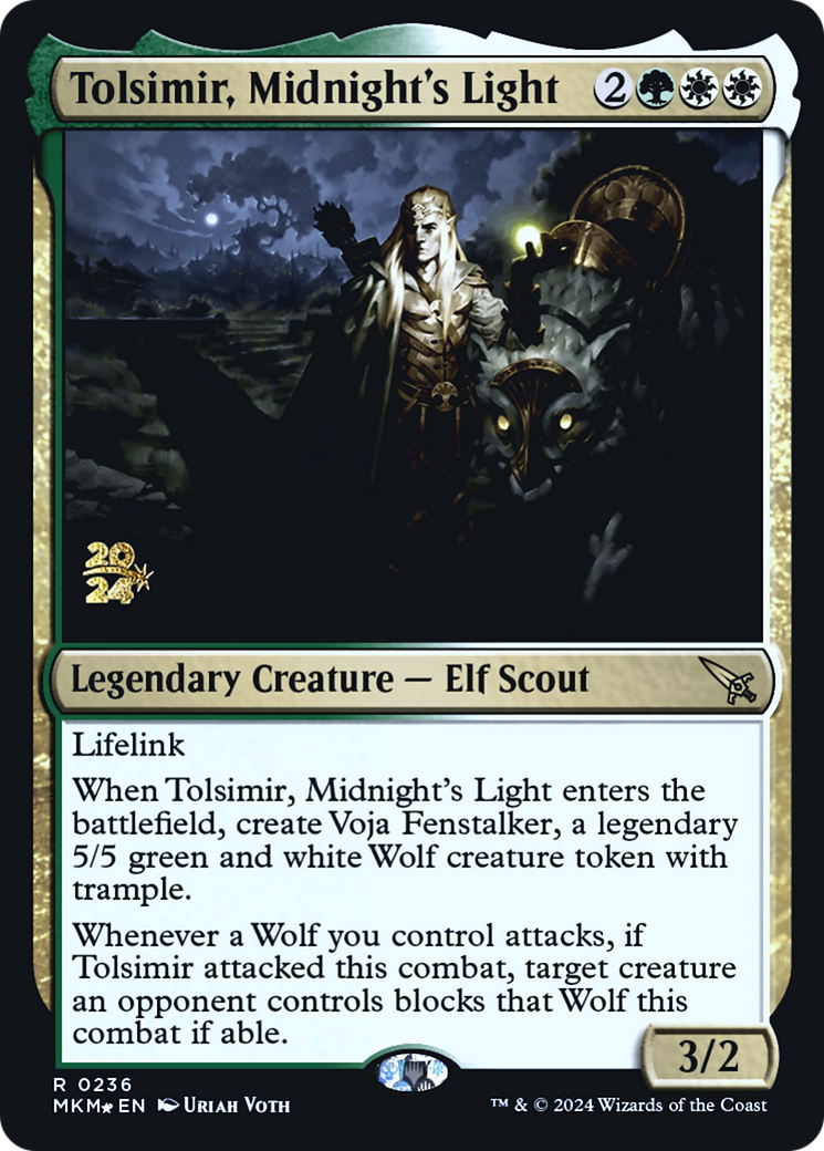 Tolsimir, Midnight's Light [Murders at Karlov Manor Prerelease Promos] | Exor Games Dartmouth