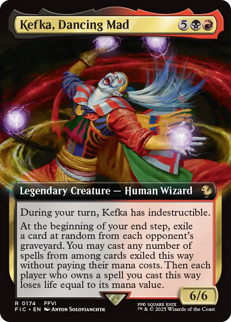 Kefka, Dancing Mad (Extended Art) [FINAL FANTASY Commander] | Exor Games Dartmouth