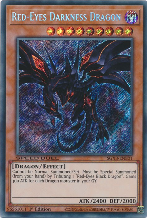 Red-Eyes Darkness Dragon [SGX3-ENB01] Secret Rare | Exor Games Dartmouth
