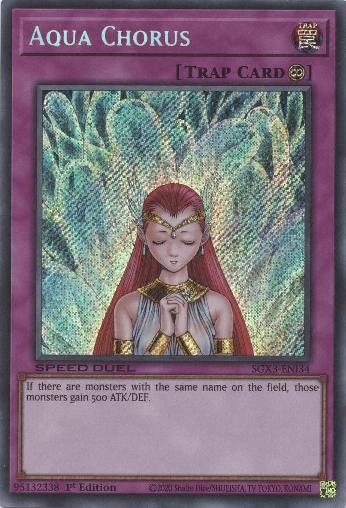 Aqua Chorus [SGX3-ENI34] Secret Rare | Exor Games Dartmouth