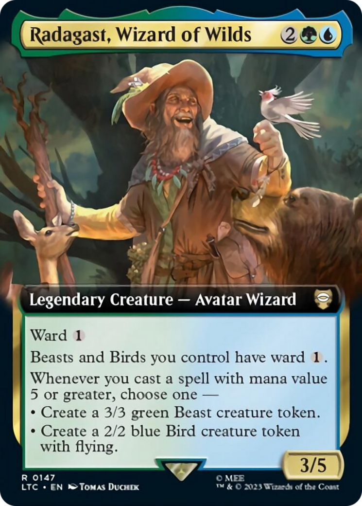 Radagast, Wizard of Wilds (Extended Art) [The Lord of the Rings: Tales of Middle-Earth Commander] | Exor Games Dartmouth