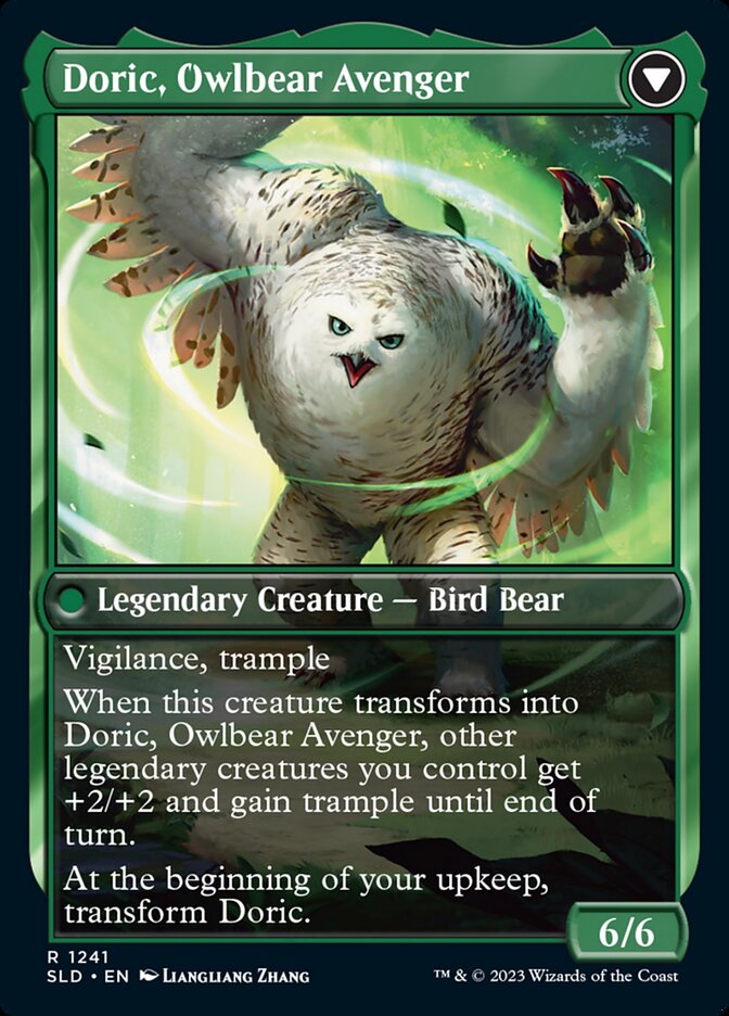 Doric, Nature's Warden // Doric, Owlbear Avenger [Secret Lair Drop Series] | Exor Games Dartmouth