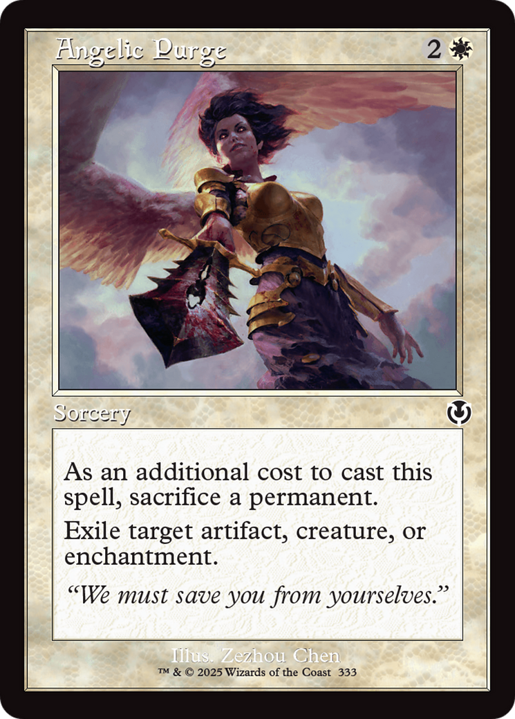 Angelic Purge (Retro Frame) [Innistrad Remastered] | Exor Games Dartmouth