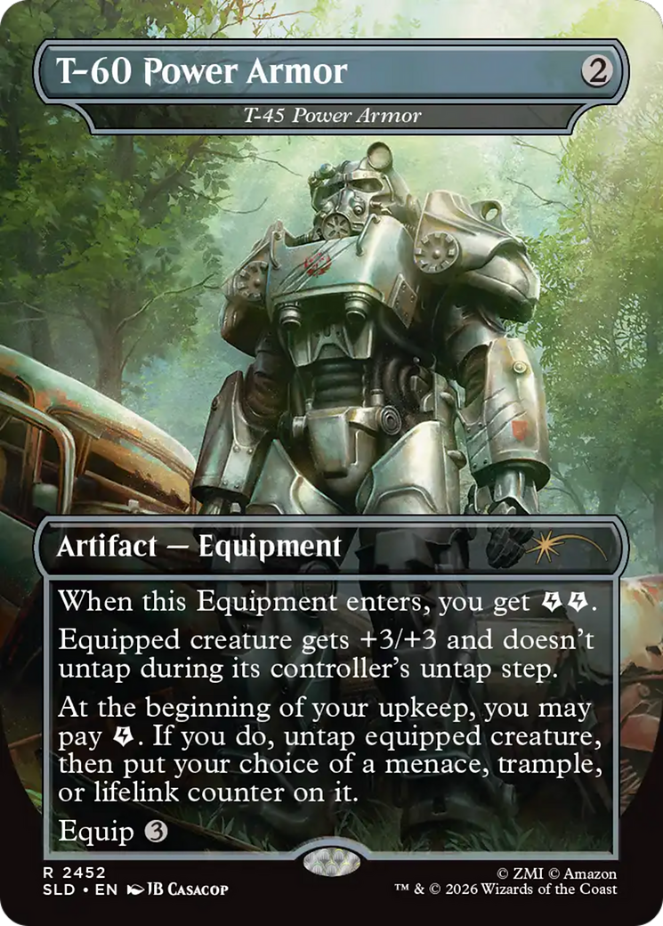 T-60 Power Armor - T-45 Power Armor [Secret Lair Drop Series] | Exor Games Dartmouth