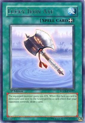 Lucky Iron Axe [FOTB-EN037] Rare | Exor Games Dartmouth