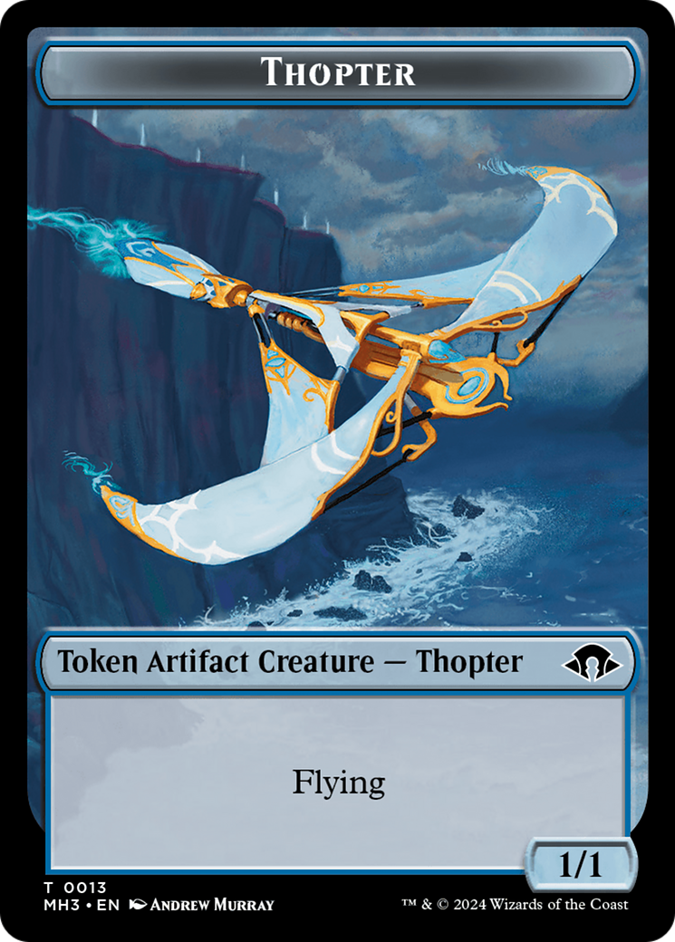 Phyrexian Germ // Thopter Double-Sided Token [Modern Horizons 3 Tokens] | Exor Games Dartmouth