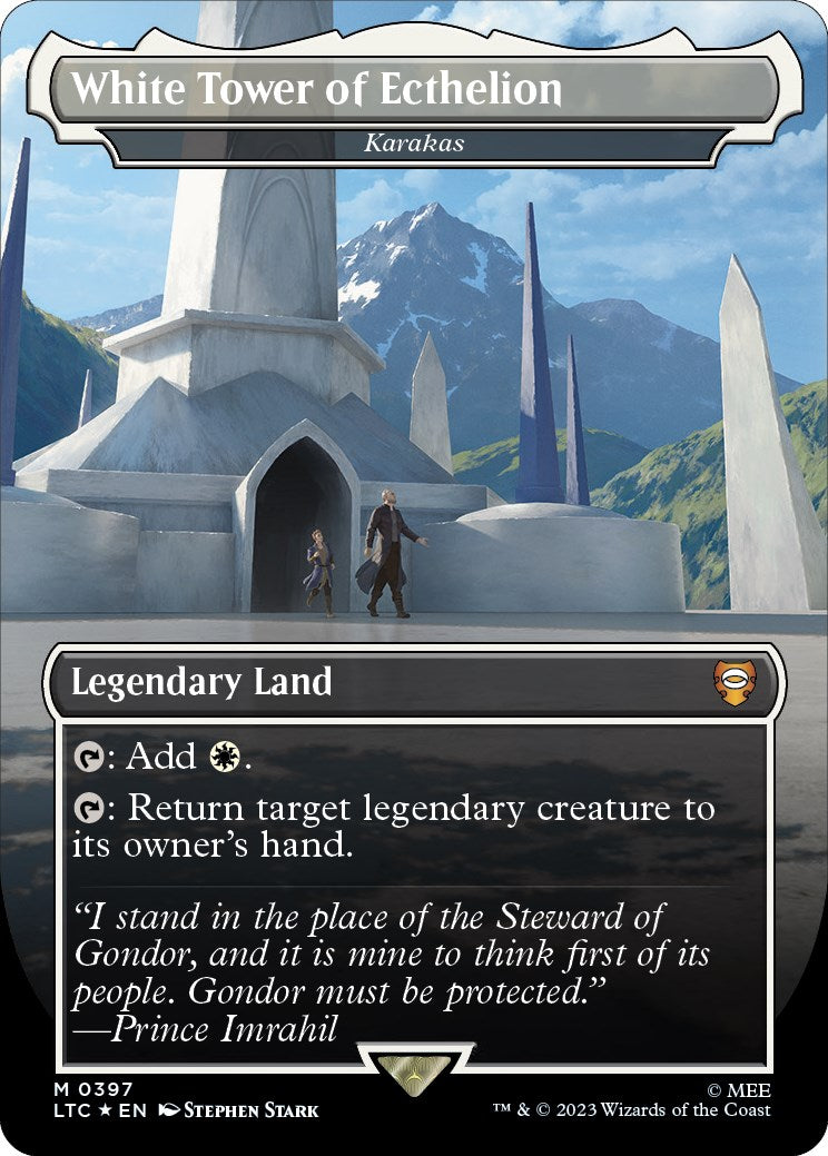 White Tower of Ecthelion - Karakas (Surge Foil Realms and Relics) [The Lord of the Rings: Tales of Middle-Earth Commander] | Exor Games Dartmouth