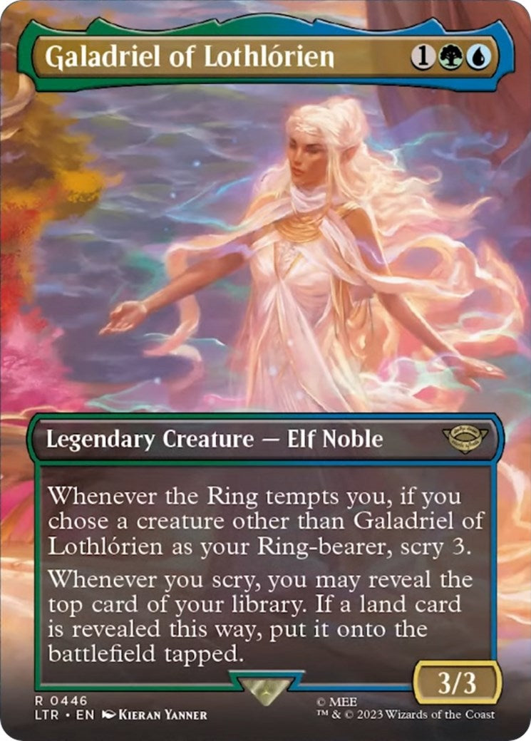 Galadriel of Lothlorien (Borderless Alternate Art) [The Lord of the Rings: Tales of Middle-Earth] | Exor Games Dartmouth