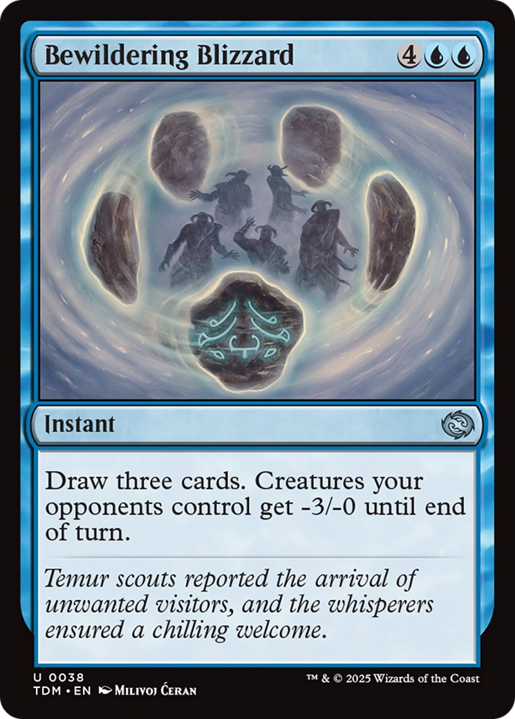 Bewildering Blizzard [Tarkir: Dragonstorm] | Exor Games Dartmouth