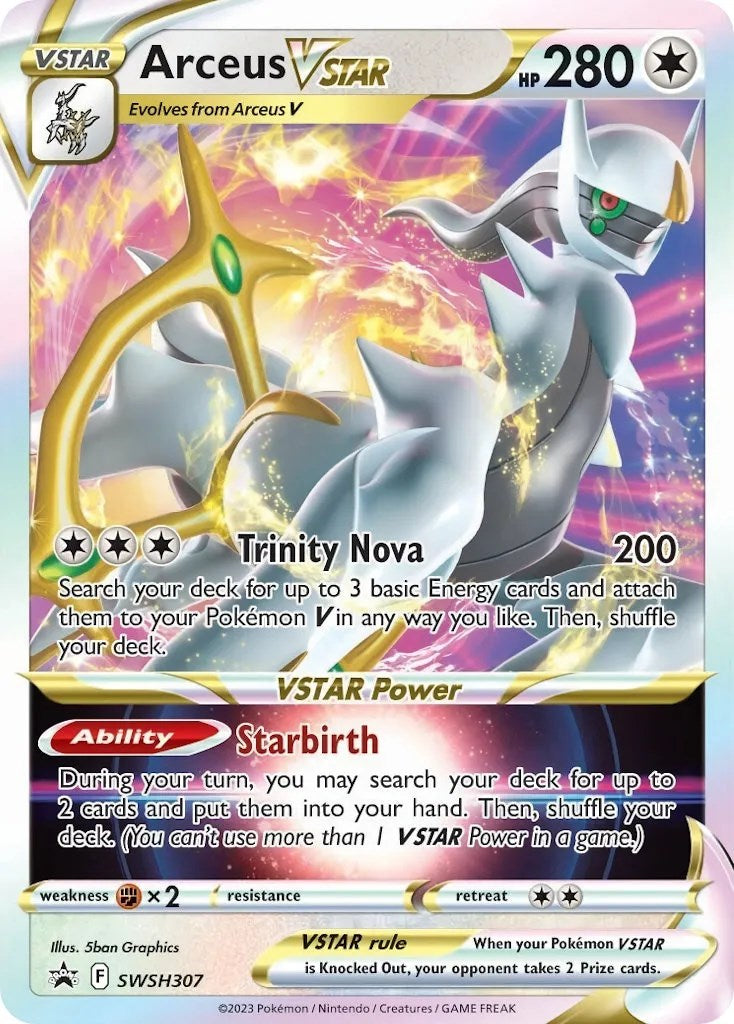 Arceus VSTAR (SWSH307) [Sword & Shield: Black Star Promos] | Exor Games Dartmouth