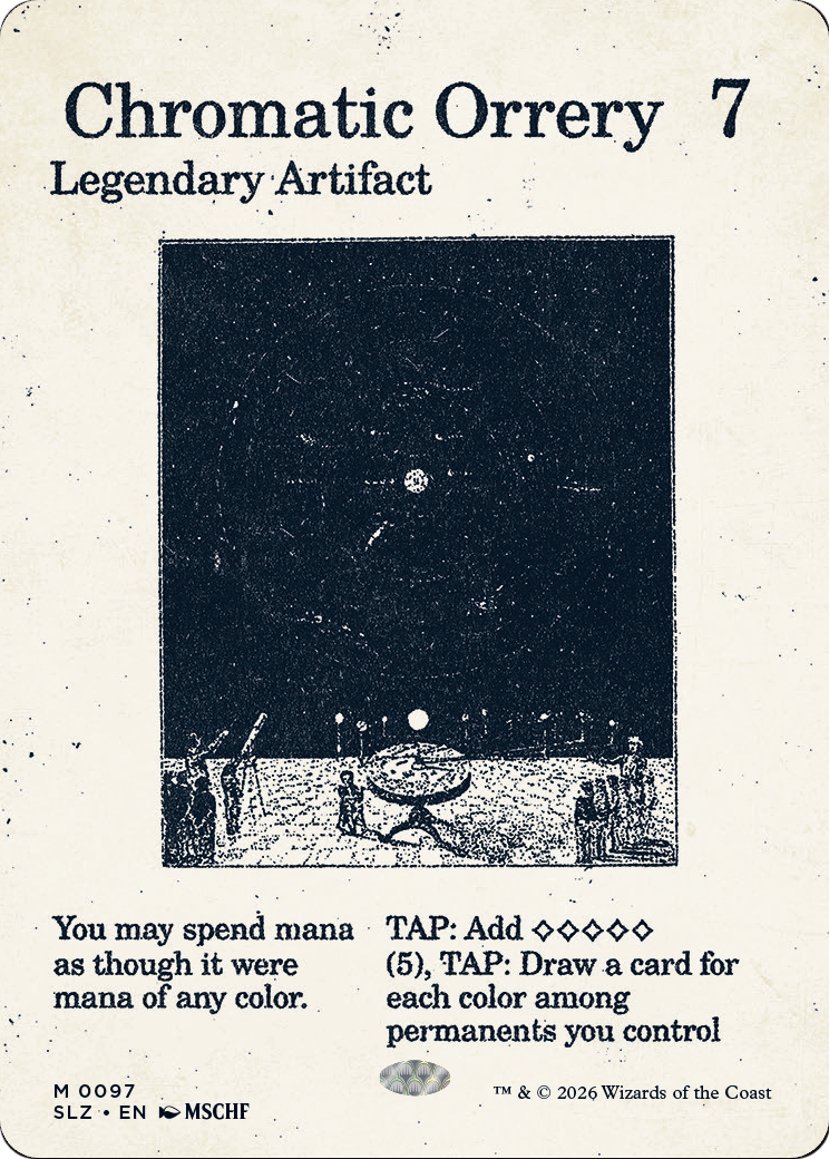 Chromatic Orrery (0097) [Secret Lair x MSCHF: The Zeta Set] | Exor Games Dartmouth