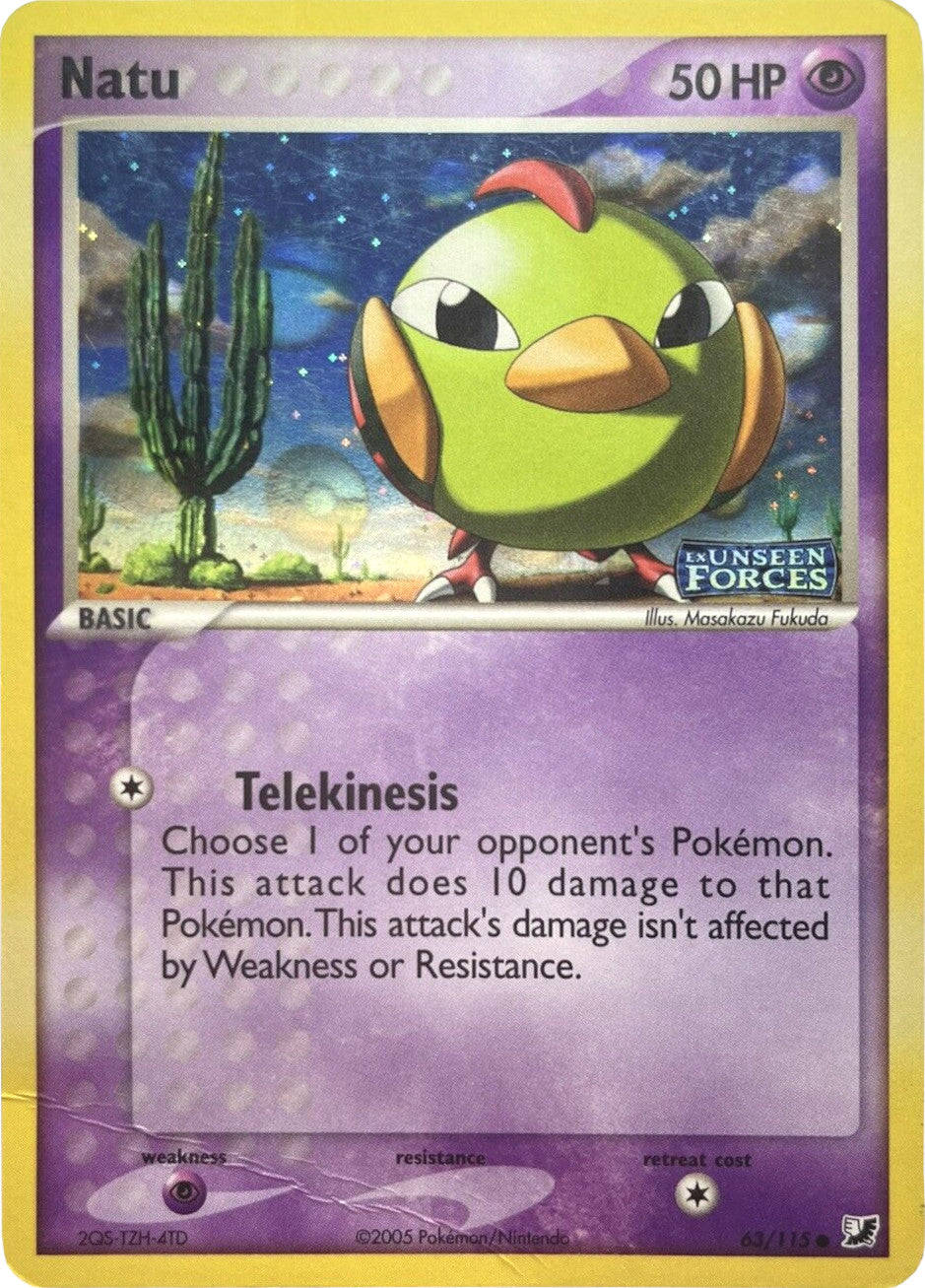 Natu (63/115) (Stamped) [EX: Unseen Forces] | Exor Games Dartmouth