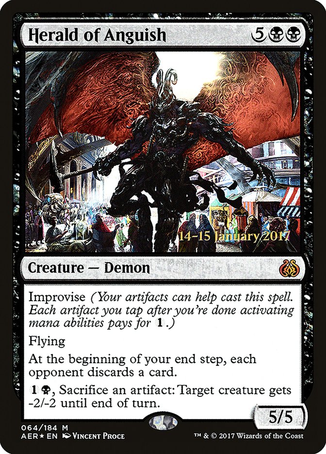 Herald of Anguish [Aether Revolt Prerelease Promos] | Exor Games Dartmouth