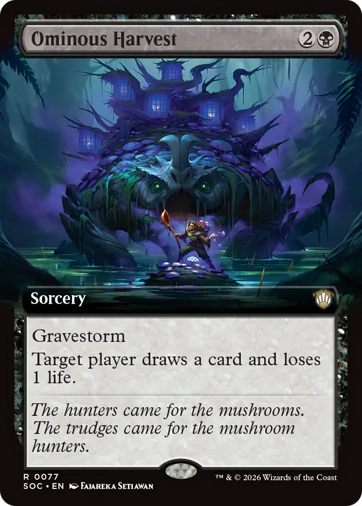 Ominous Harvest (Extended Art) [Secrets of Strixhaven Commander] | Exor Games Dartmouth