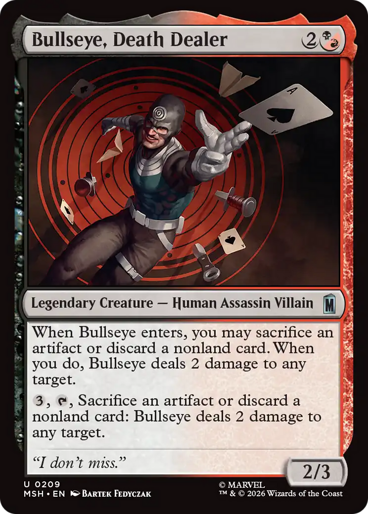 Bullseye, Death Dealer [Marvel Super Heroes] | Exor Games Dartmouth