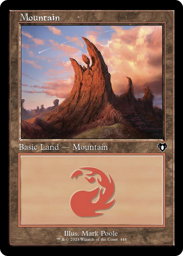 Mountain (448) (Retro) [Commander Masters] | Exor Games Dartmouth