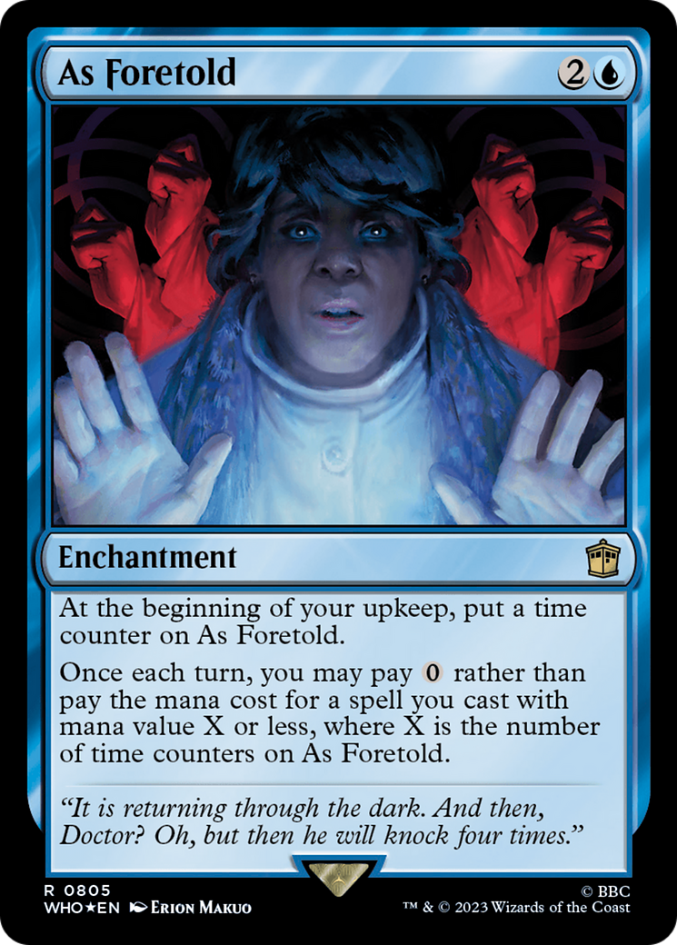 As Foretold (Surge Foil) [Doctor Who] | Exor Games Dartmouth