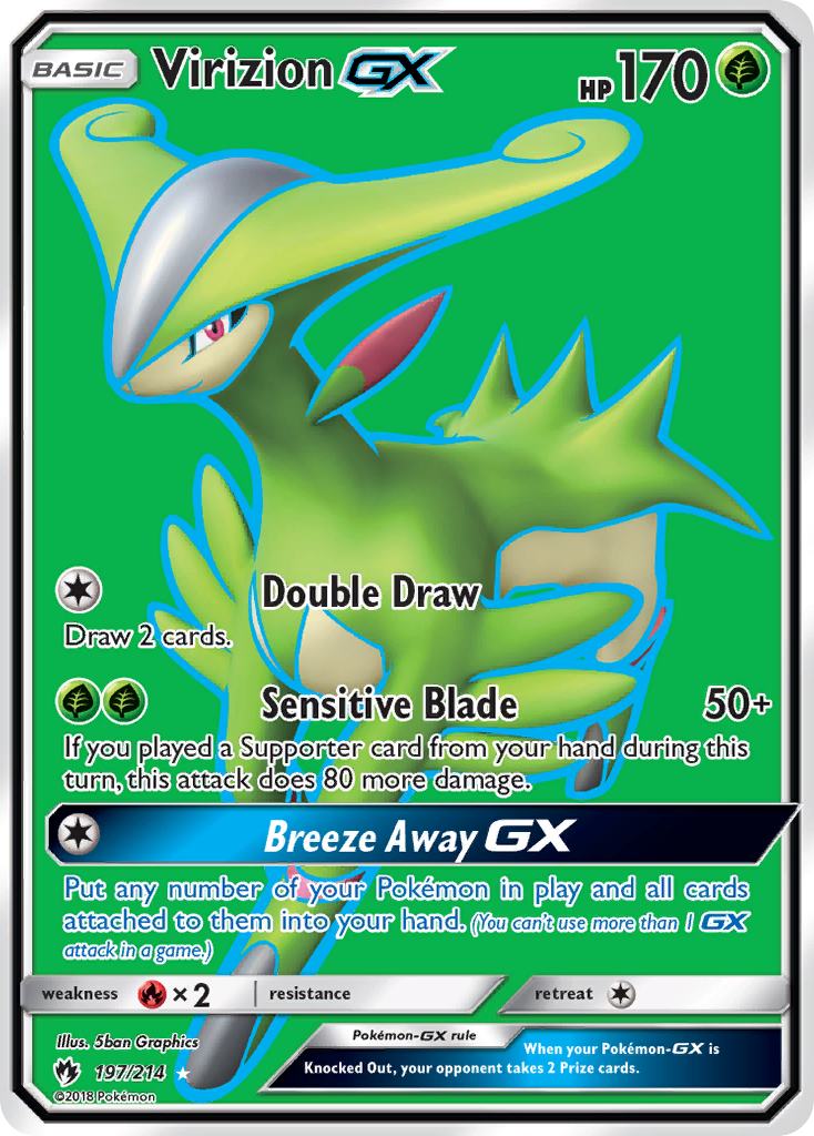 Virizion GX (197/214) [Sun & Moon: Lost Thunder] | Exor Games Dartmouth