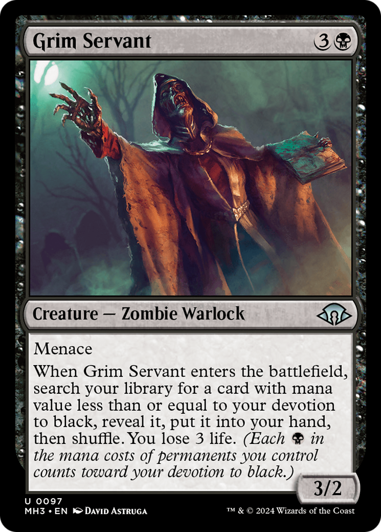 Grim Servant [Modern Horizons 3] | Exor Games Dartmouth