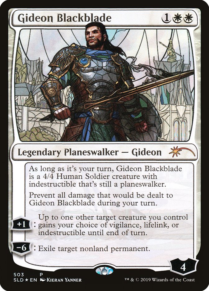 Gideon Blackblade (Stained Glass) [Secret Lair Drop Promos] | Exor Games Dartmouth