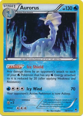 Aurorus (26/111) (Cosmos Holo) [XY: Furious Fists] | Exor Games Dartmouth