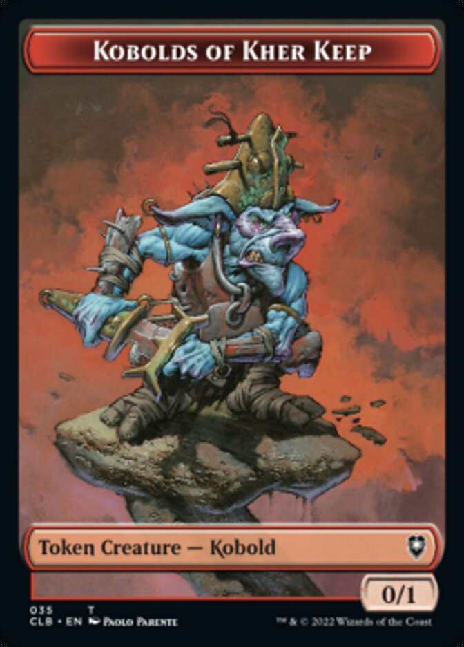 Kobolds of Kher Keep // Treasure Double-Sided Token [Commander Legends: Battle for Baldur's Gate Tokens] | Exor Games Dartmouth