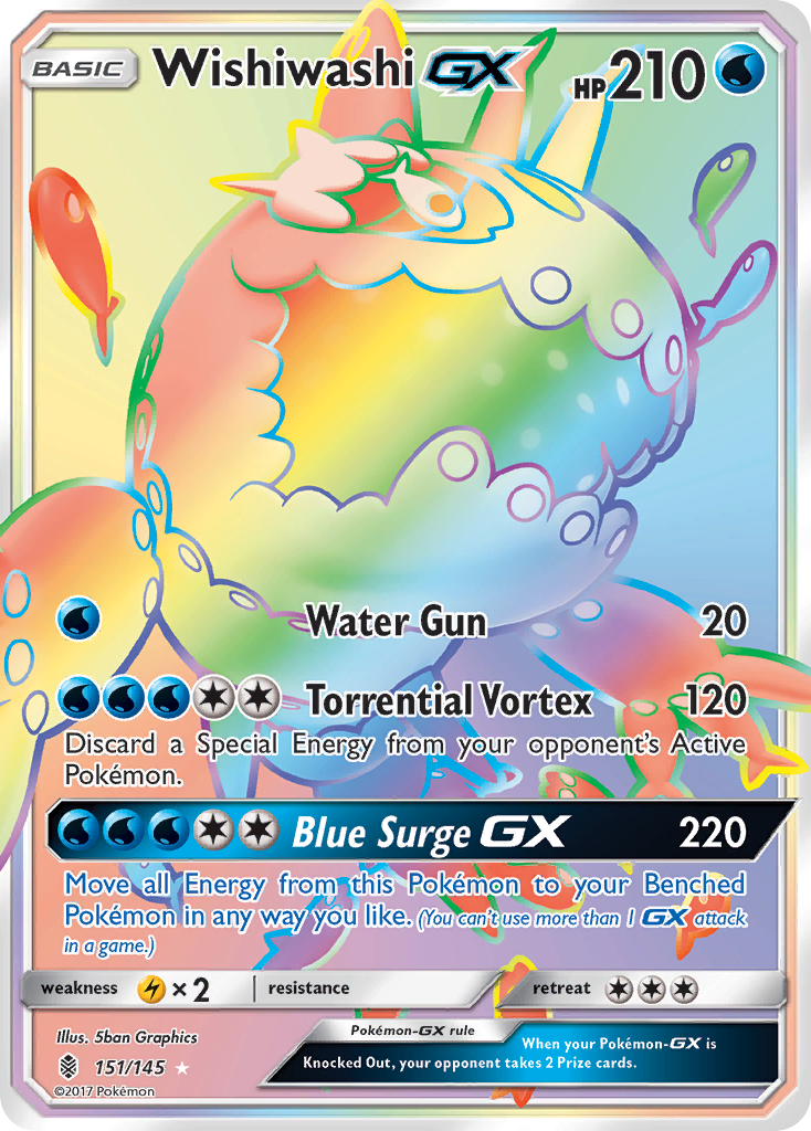 Wishiwashi GX (151/145) [Sun & Moon: Guardians Rising] | Exor Games Dartmouth