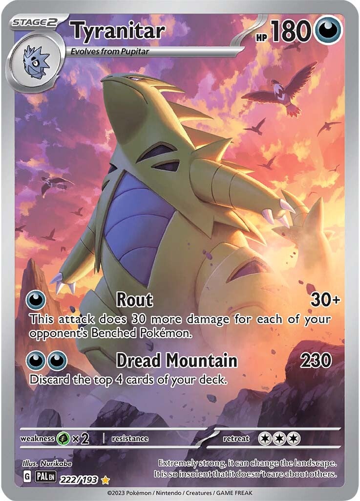 Tyranitar (222/193) [Scarlet & Violet: Paldea Evolved] | Exor Games Dartmouth